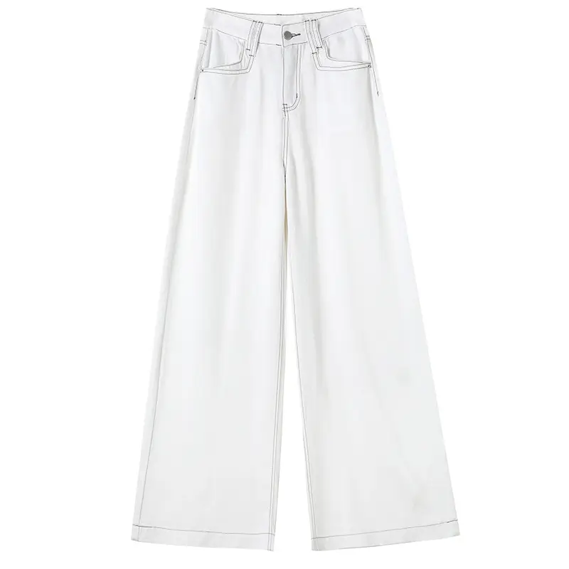 Vintage Wide Leg Jeans Dark Blue 2026