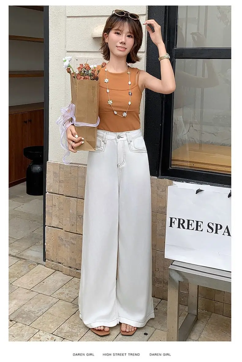 Vintage Wide Leg Jeans Dark Blue 2026 — feature 23