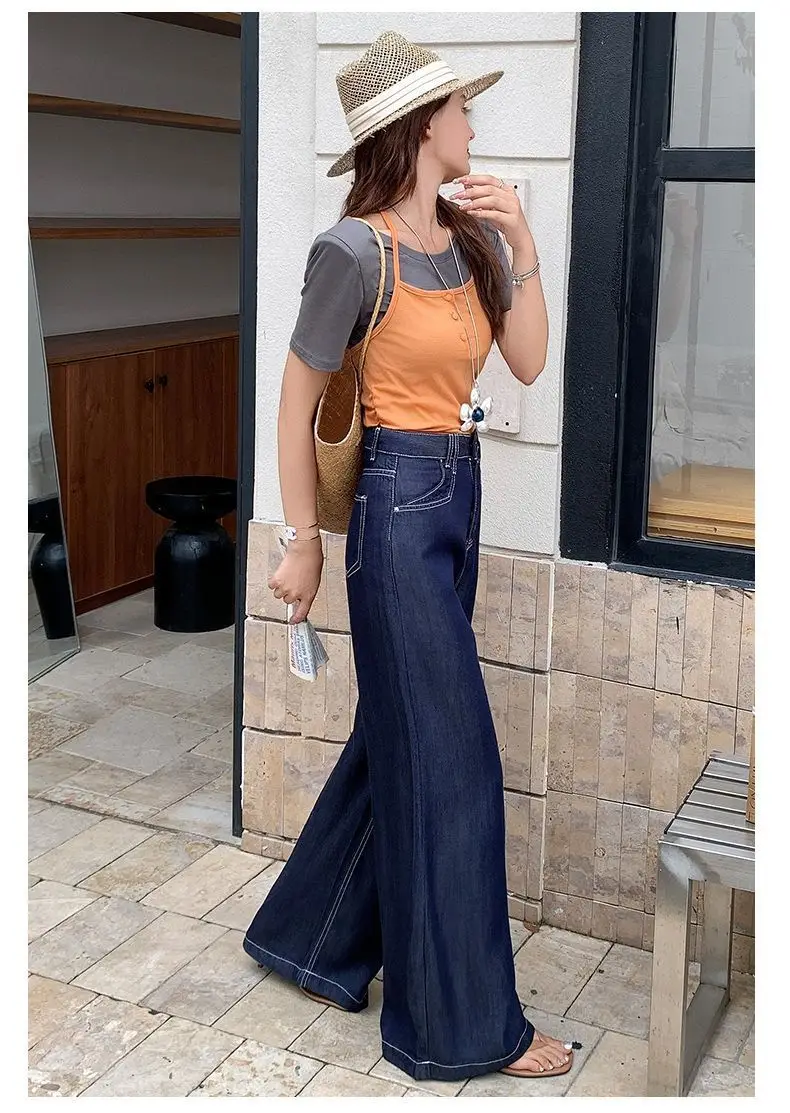 Vintage Wide Leg Jeans Dark Blue 2026 — feature 26