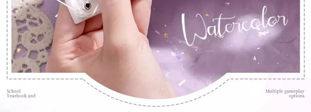 Mini watercolor paint acrylic box portable painting palette suit full set of solid watercolor wholesale — feature 6