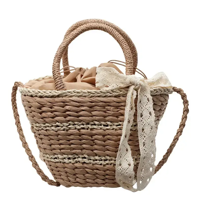 Women's Straw Woven Crossbody Bag Niche Summer Design