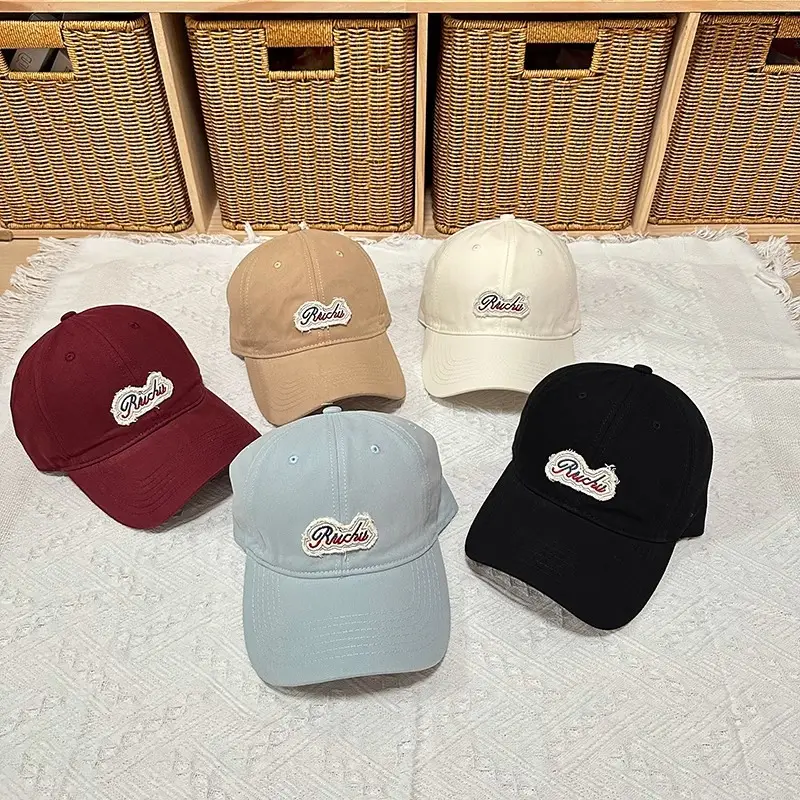 Women Baseball Cap with Letter Embroidery White - Image 10
