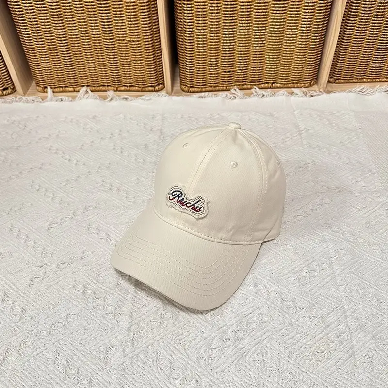Women Baseball Cap with Letter Embroidery White - Image 13