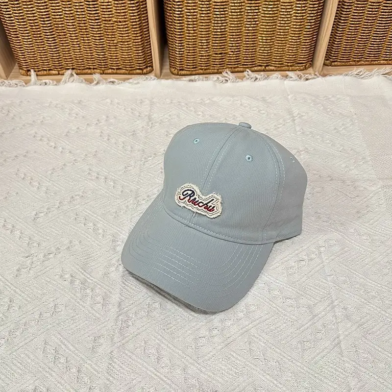Women Baseball Cap with Letter Embroidery White - Image 3