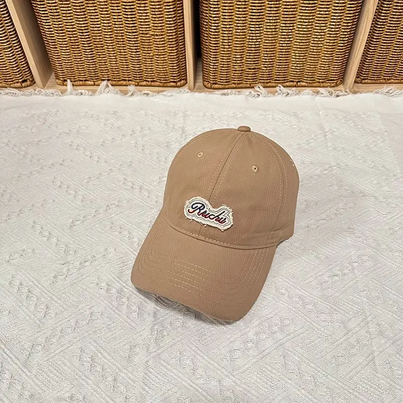 Women Baseball Cap with Letter Embroidery White - Image 4