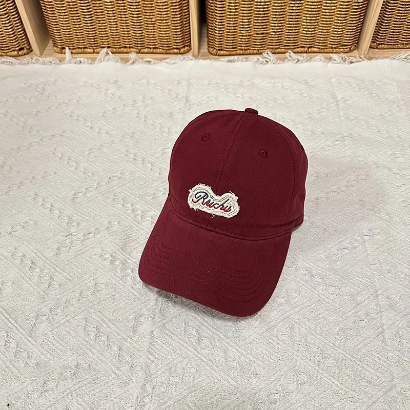 Women Baseball Cap with Letter Embroidery White - Image 5