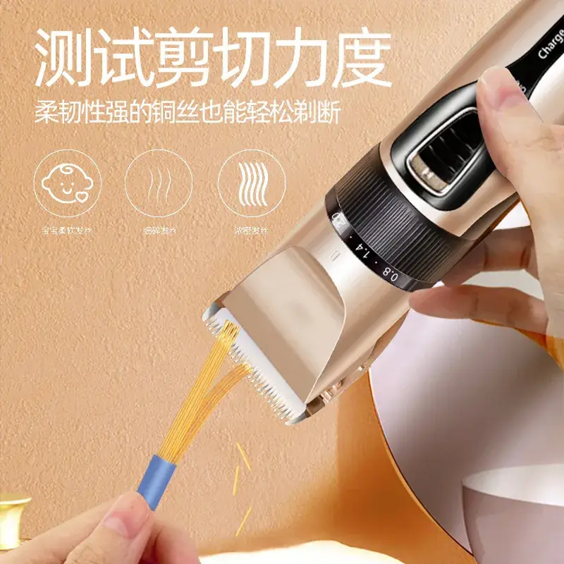 Electric Hair Clipper with 12 Blades Set - Image 15