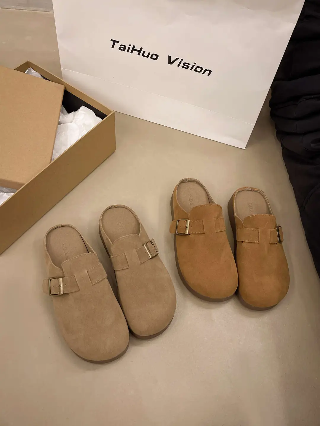 Retro Thick-Soled Versatile Toe-Cap Half Slippers for Women 2025 Spring and Summer New Soft-Soled Comfortable Non-Slip Birkenstock Slippers — feature 18