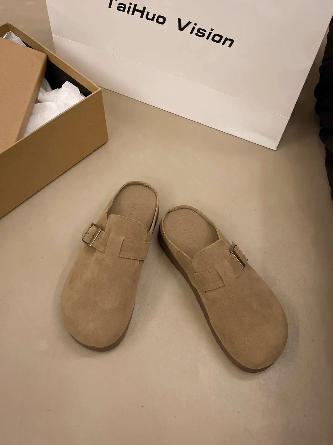 Retro Thick-Soled Versatile Toe-Cap Half Slippers for Women 2025 Spring and Summer New Soft-Soled Comfortable Non-Slip Birkenstock Slippers — feature 21