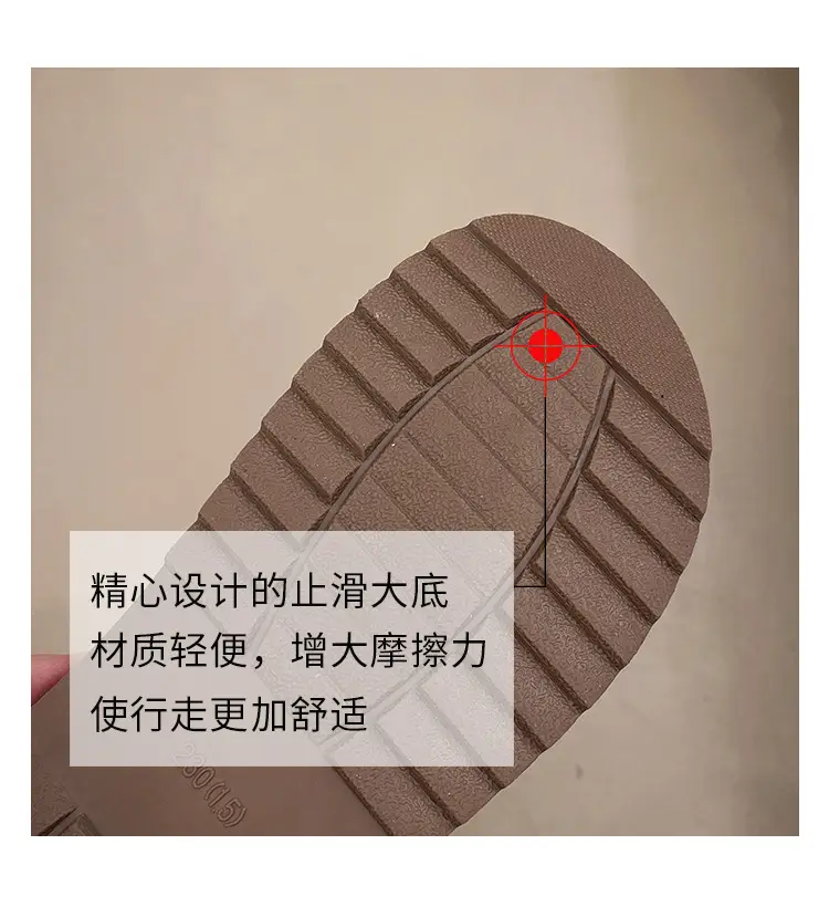 Retro Thick-Soled Versatile Toe-Cap Half Slippers for Women 2025 Spring and Summer New Soft-Soled Comfortable Non-Slip Birkenstock Slippers — feature 5