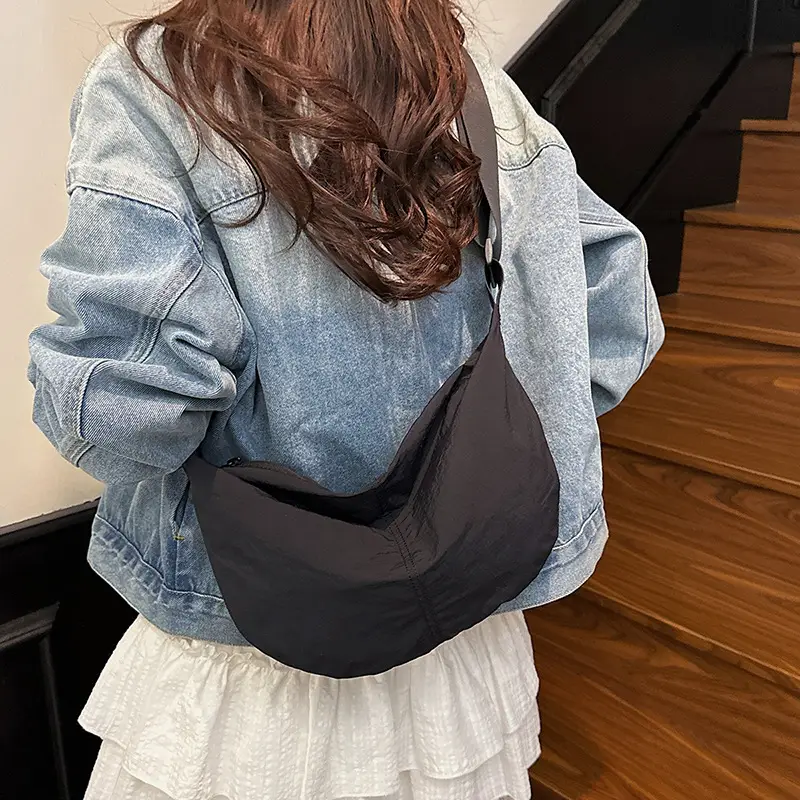 Olive Green Japanese Style Crossbody Bag for Women - Image 7