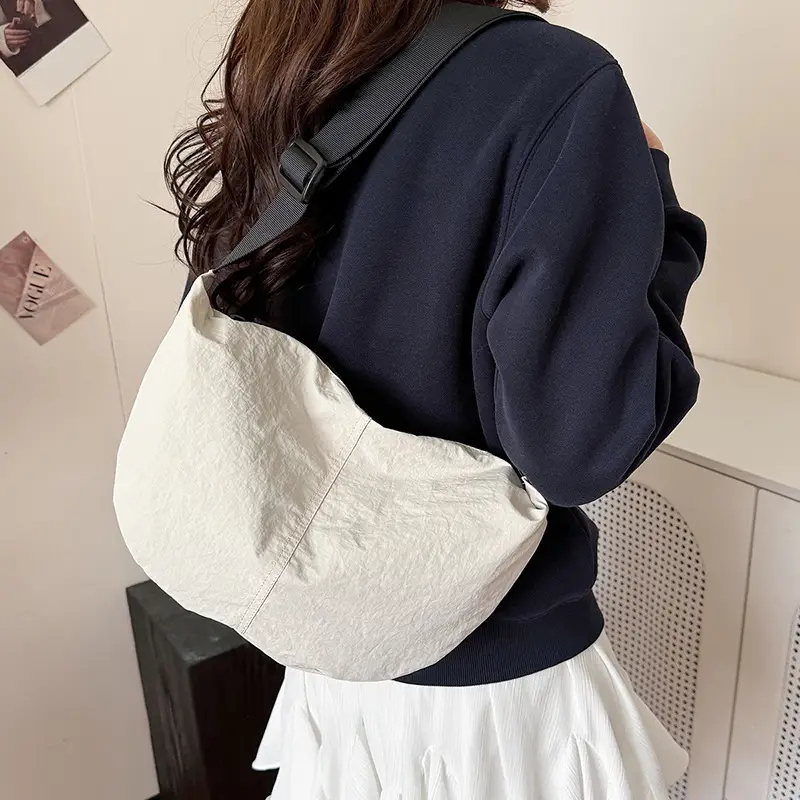 Olive Green Japanese Style Crossbody Bag for Women - Image 9
