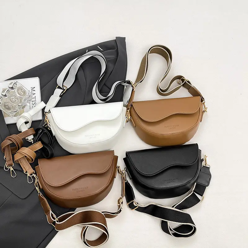 Women's Crossbody Bag Tan Leather 2025 Summer - Image 8