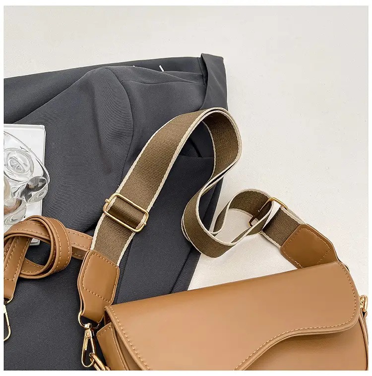 Women's Crossbody Bag Tan Leather 2025 Summer — feature 25
