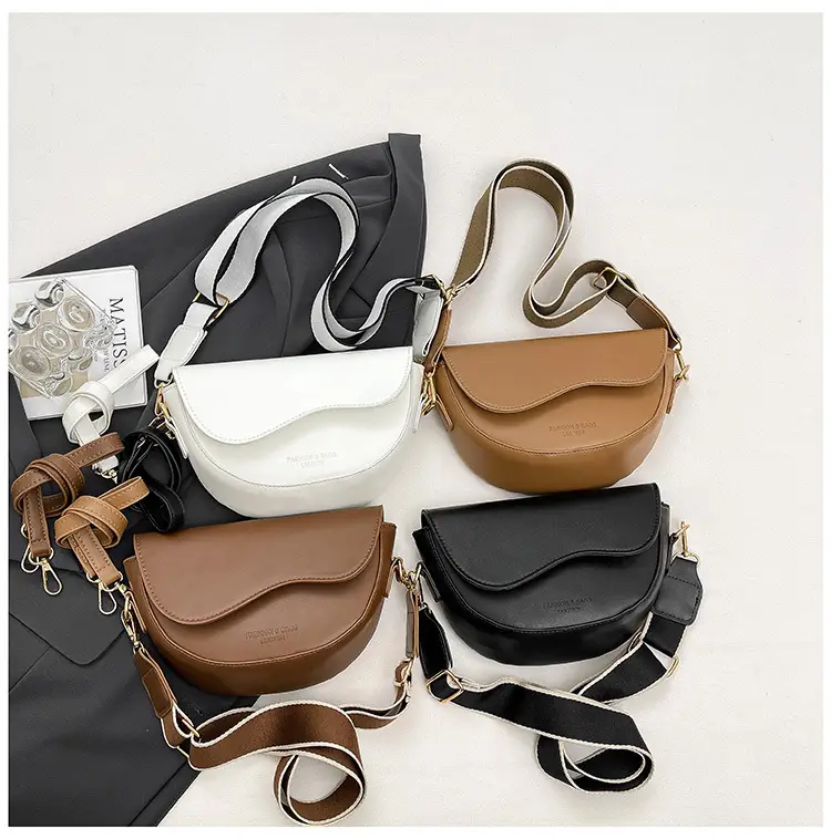 Women's Crossbody Bag Tan Leather 2025 Summer — feature 31