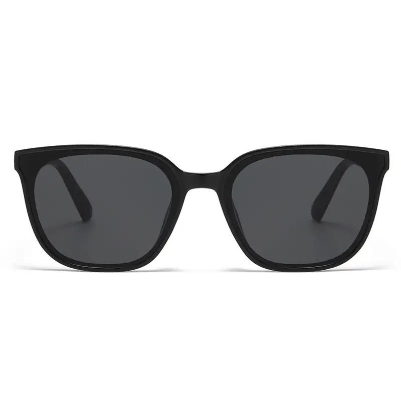 Women Anti-UV Concave Sunglasses Black - Image 8