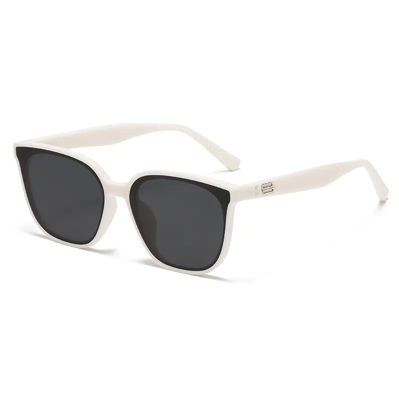 Women Anti-UV Concave Sunglasses Black - Image 4