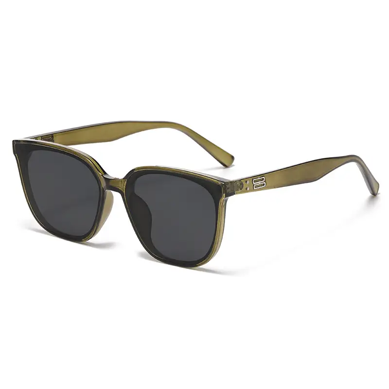 Women Anti-UV Concave Sunglasses Black - Image 3