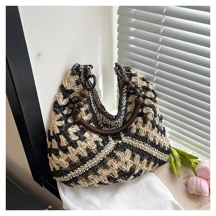 Korean Style Cross-Corridor Straw Bag Large Capacity — feature 24