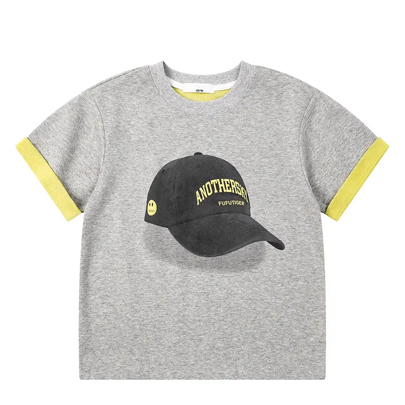 Boys Ice-Feel T-Shirt 2026 Summer Thin Black Pink - Image 7