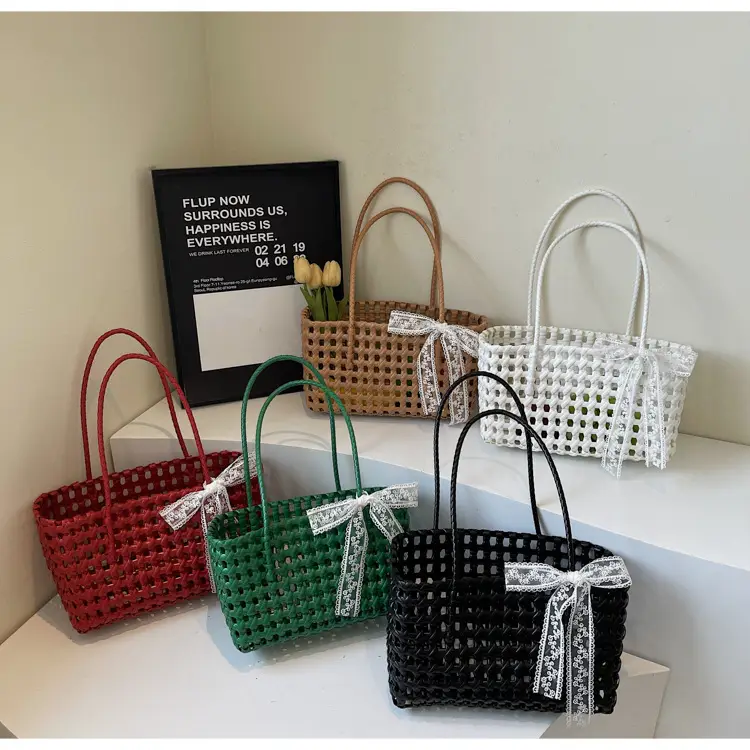 2025 French Woven Basket with Bow for Women — feature 11