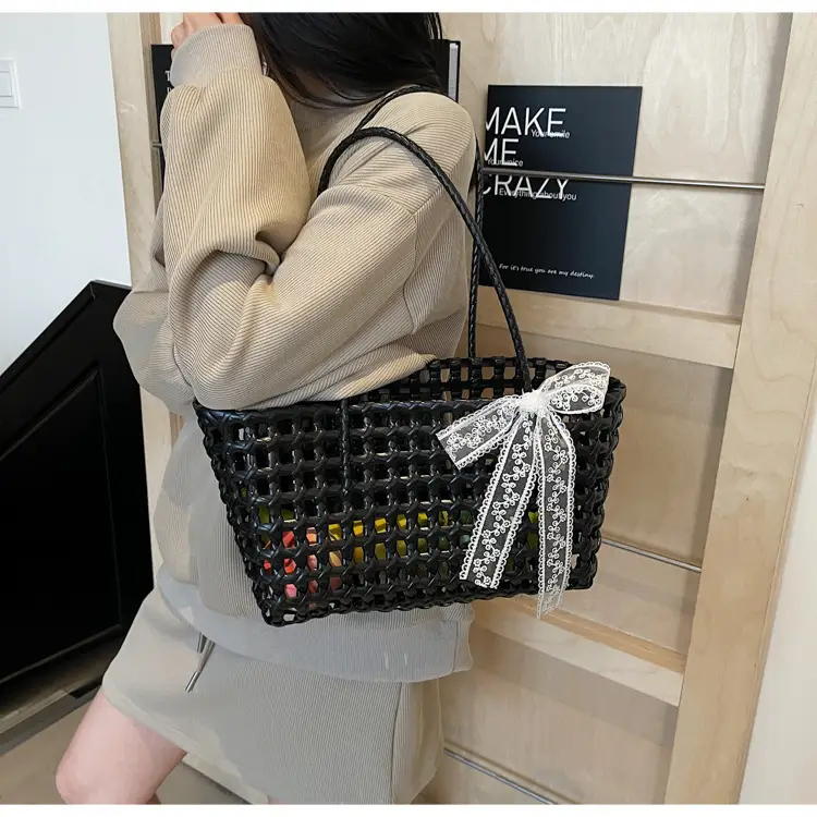 2025 French Woven Basket with Bow for Women — feature 17