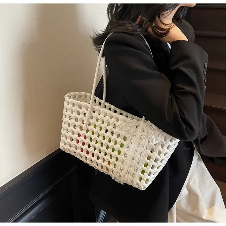 2025 French Woven Basket with Bow for Women — feature 19