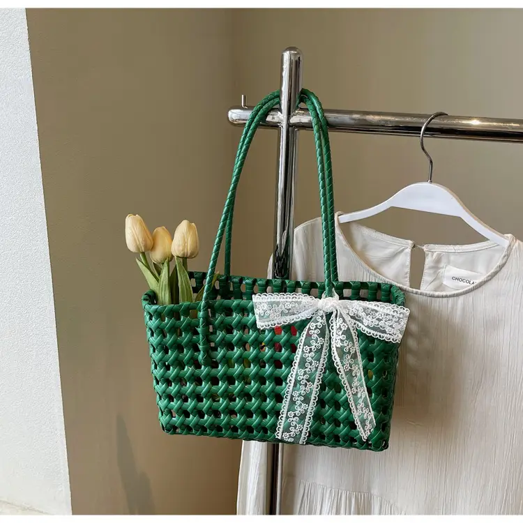 2025 French Woven Basket with Bow for Women — feature 23