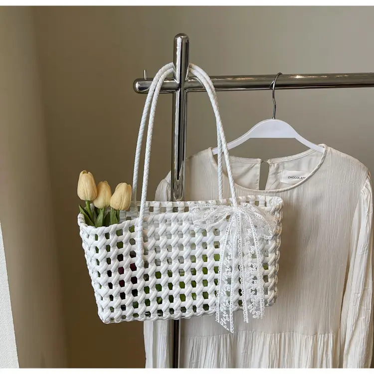2025 French Woven Basket with Bow for Women — feature 24