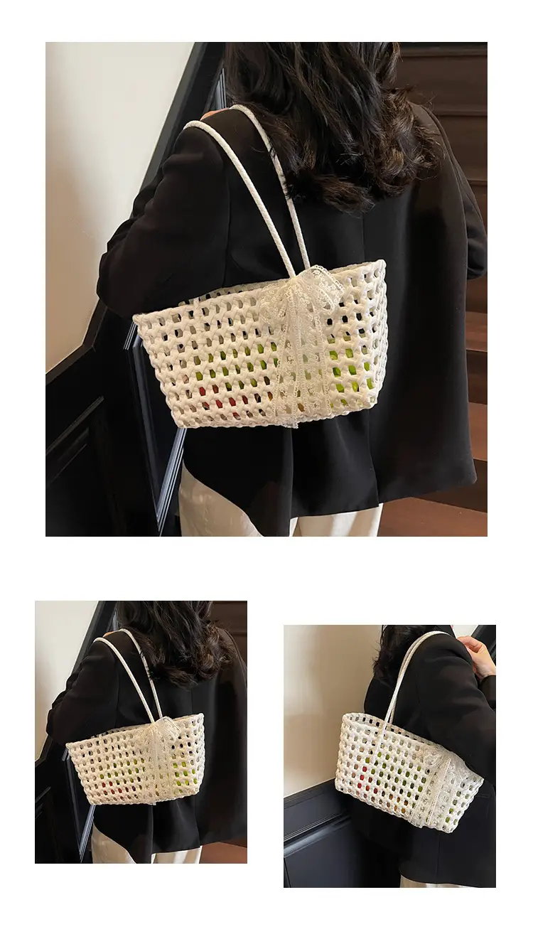 2025 French Woven Basket with Bow for Women — feature 8