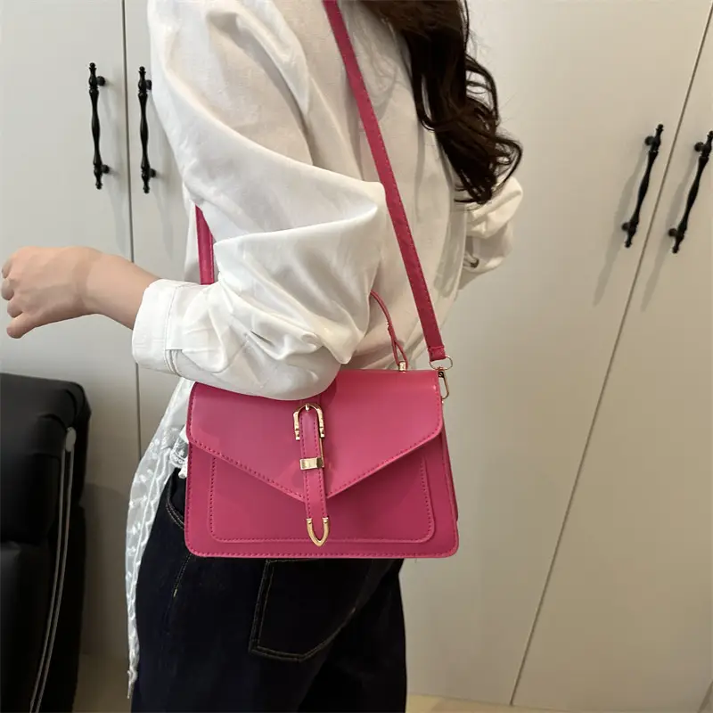 Women's White Square Shoulder Bag 2025 Summer - Image 8