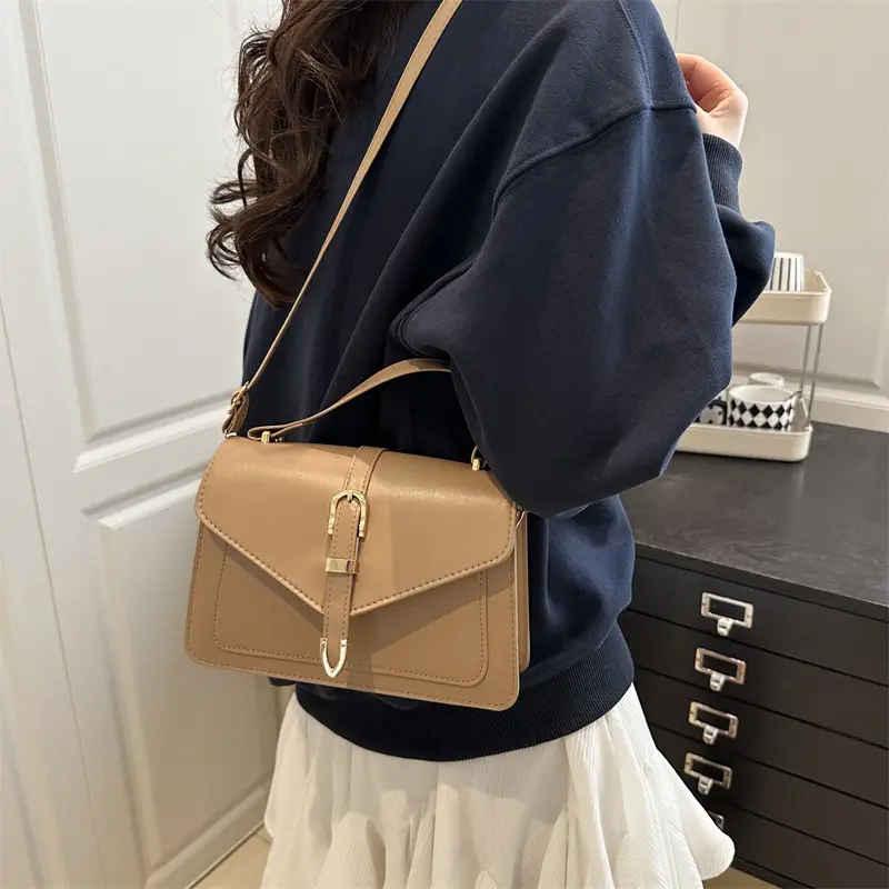 Women's White Square Shoulder Bag 2025 Summer - Image 9
