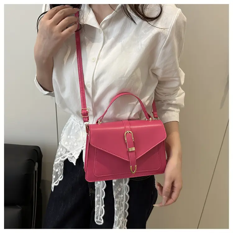 Women's White Square Shoulder Bag 2025 Summer — feature 14