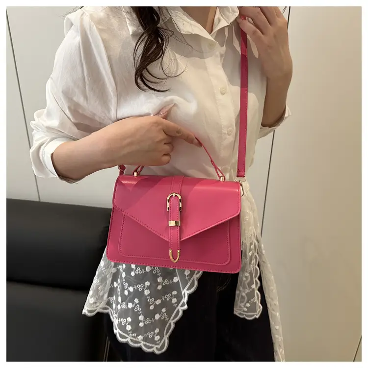 Women's White Square Shoulder Bag 2025 Summer — feature 15