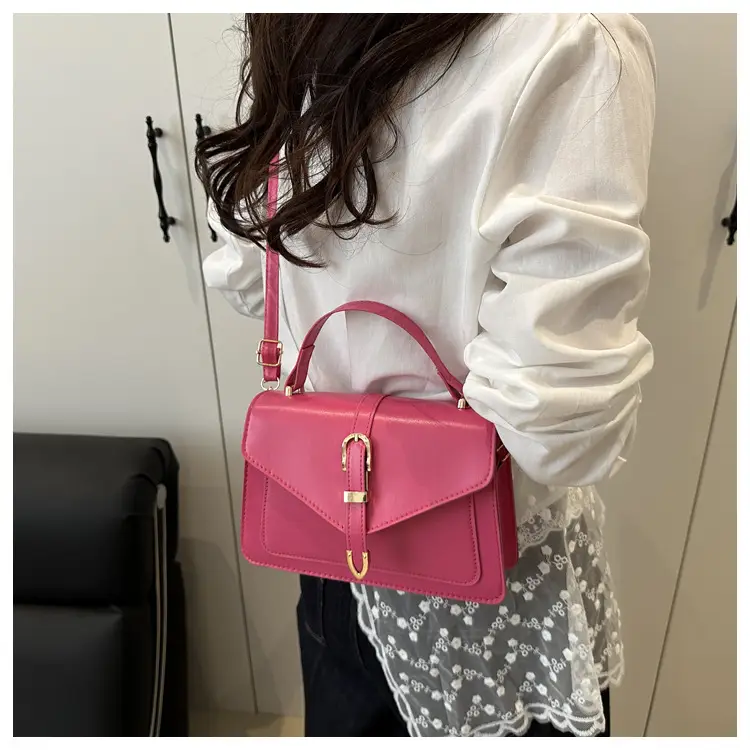 Women's White Square Shoulder Bag 2025 Summer — feature 16