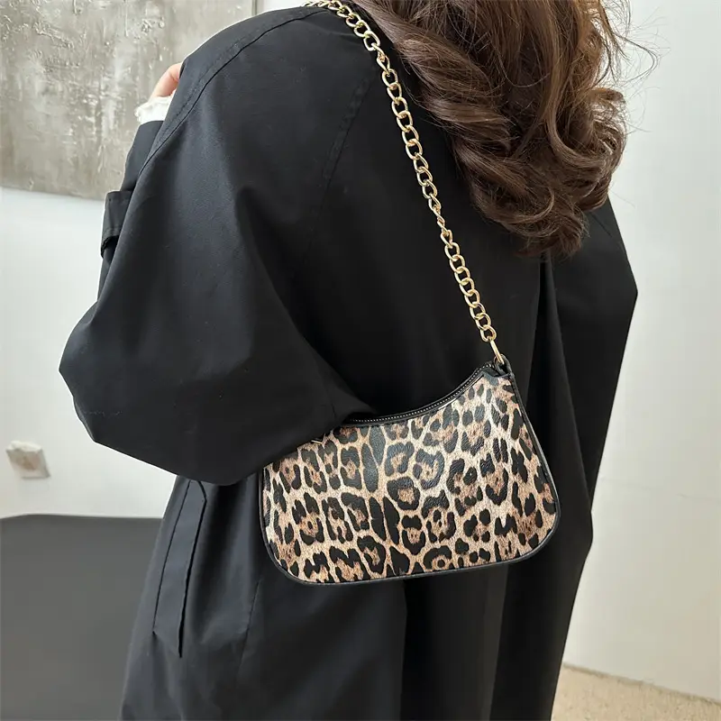 Pink Vintage Checkered Crossbody Bag for Women - Image 11