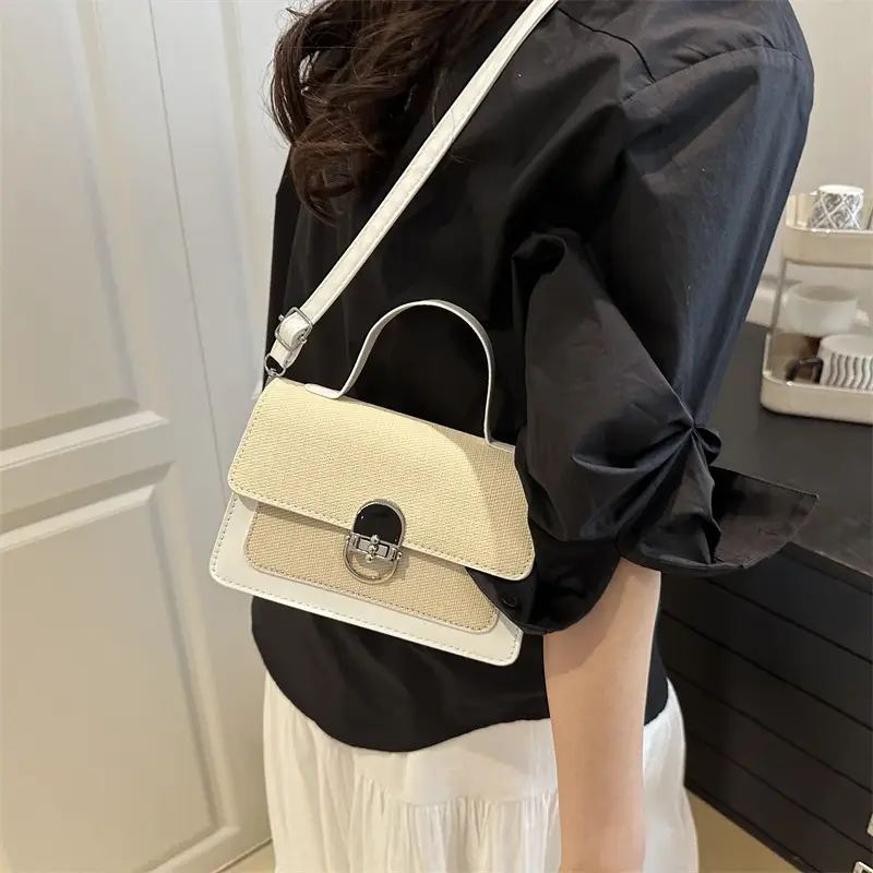 Contrast Color Square Bag Women 2025 New - Image 9