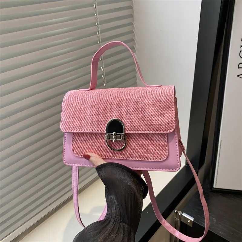 Contrast Color Square Bag Women 2025 New - Image 3