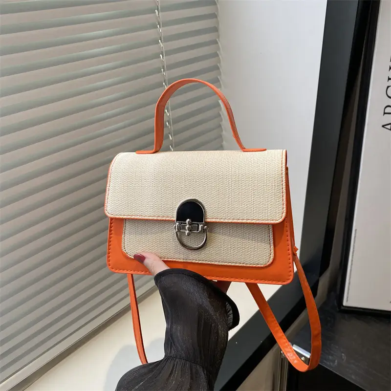 Contrast Color Square Bag Women 2025 New - Image 4