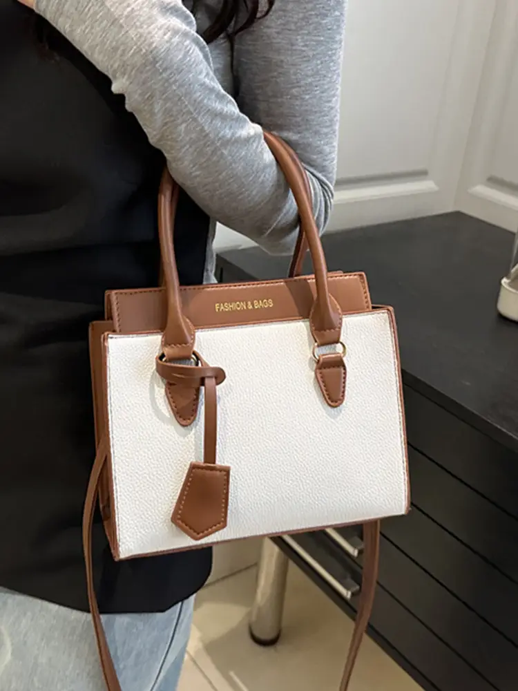 Women's Brown Leather Shoulder Bag 2025 New Arrival