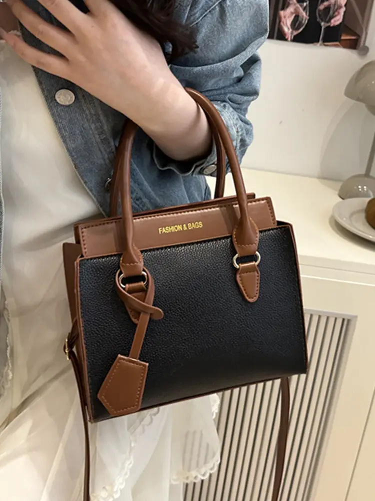 Women's Brown Leather Shoulder Bag 2025 New Arrival