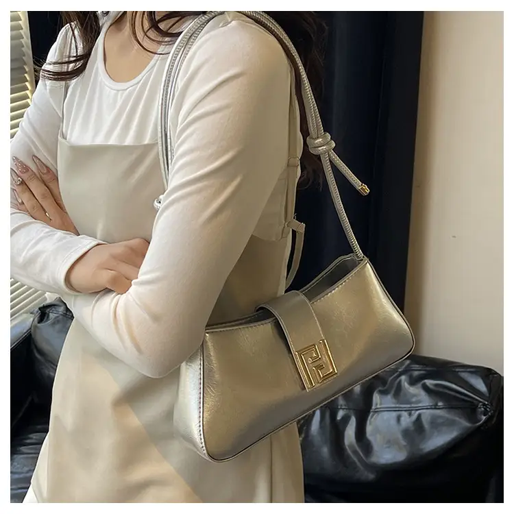 Women's Square Lock Shoulder Bags 2025 Spring Summer Collection — feature 10