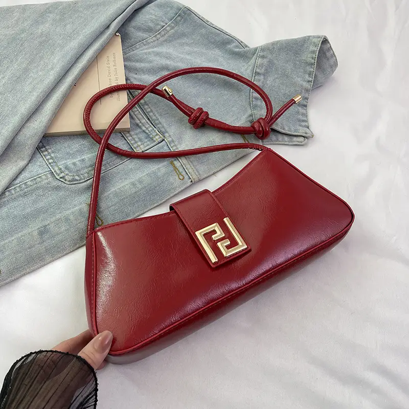 Women's Square Lock Shoulder Bags 2025 Spring Summer Collection - Image 6