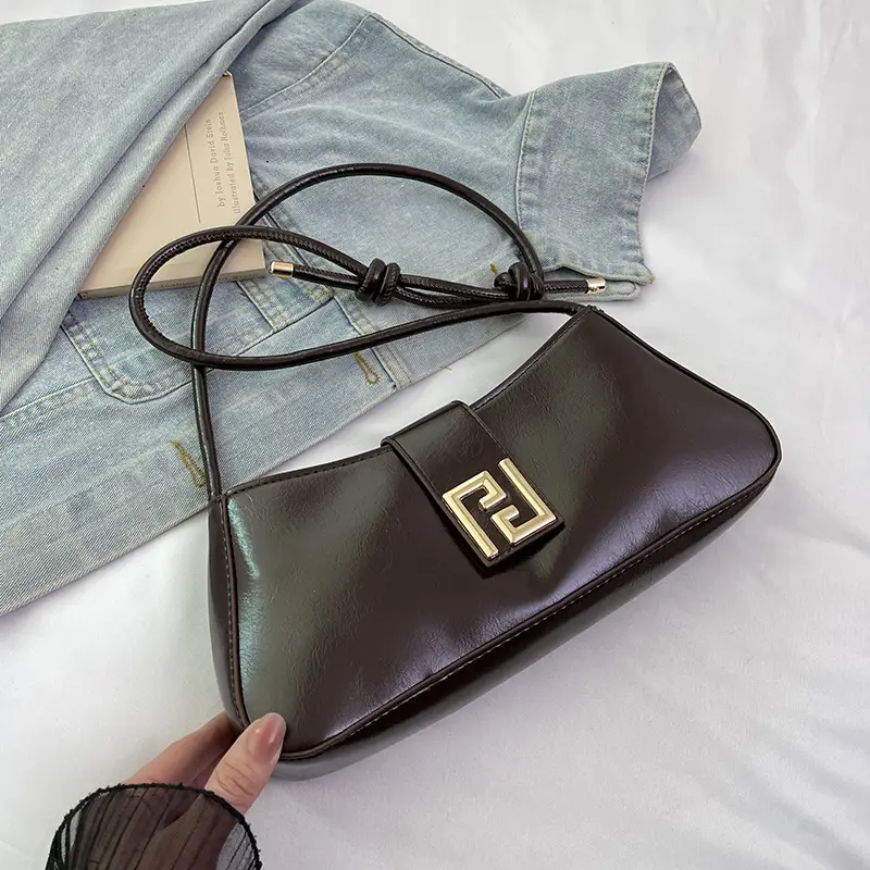 Women's Square Lock Shoulder Bags 2025 Spring Summer Collection - Image 7