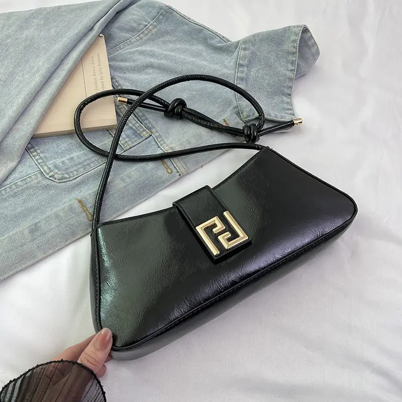 Women's Square Lock Shoulder Bags 2025 Spring Summer Collection - Image 8