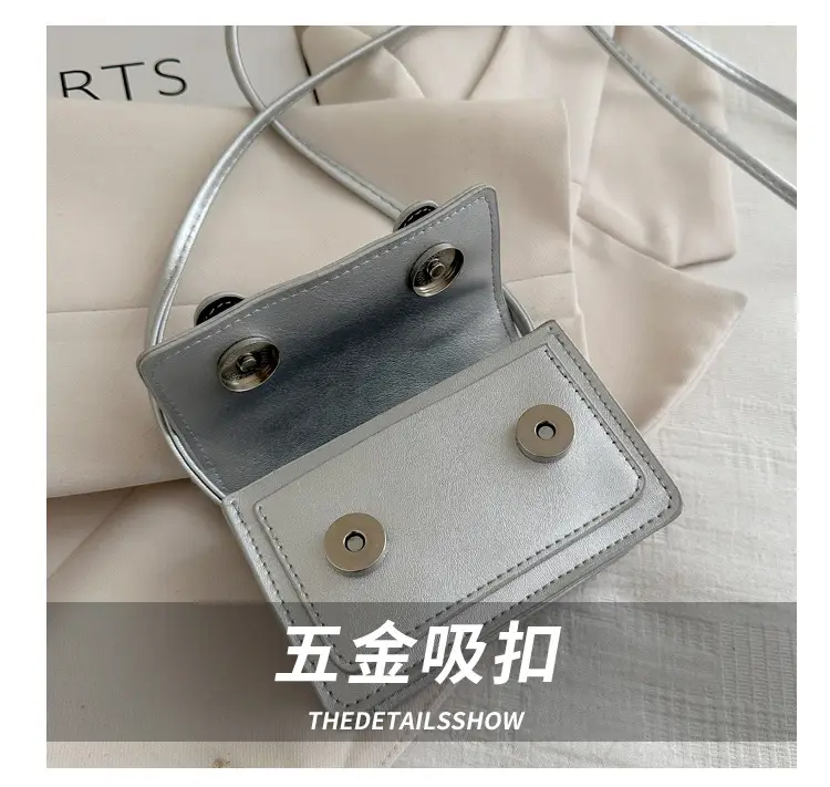2025 Mini Women's Shoulder Crossbody Bag White Leather — feature 3