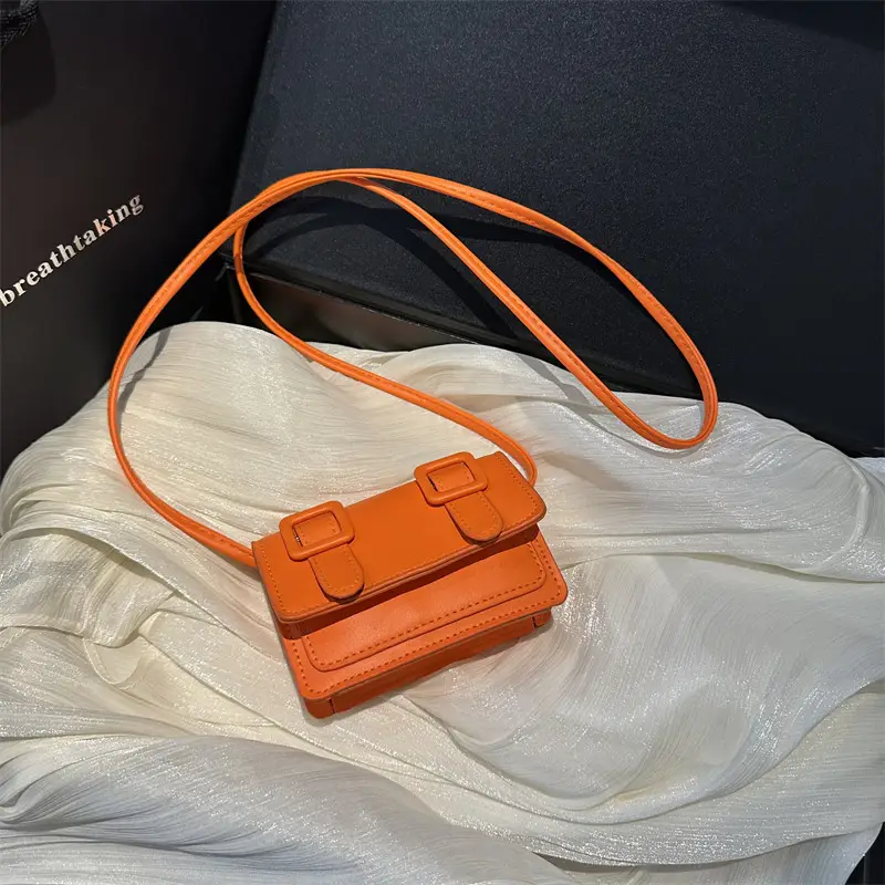 2025 Mini Women's Shoulder Crossbody Bag White Leather - Image 4