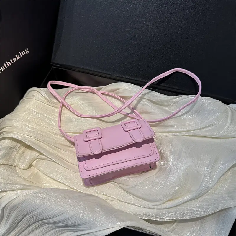 2025 Mini Women's Shoulder Crossbody Bag White Leather - Image 5
