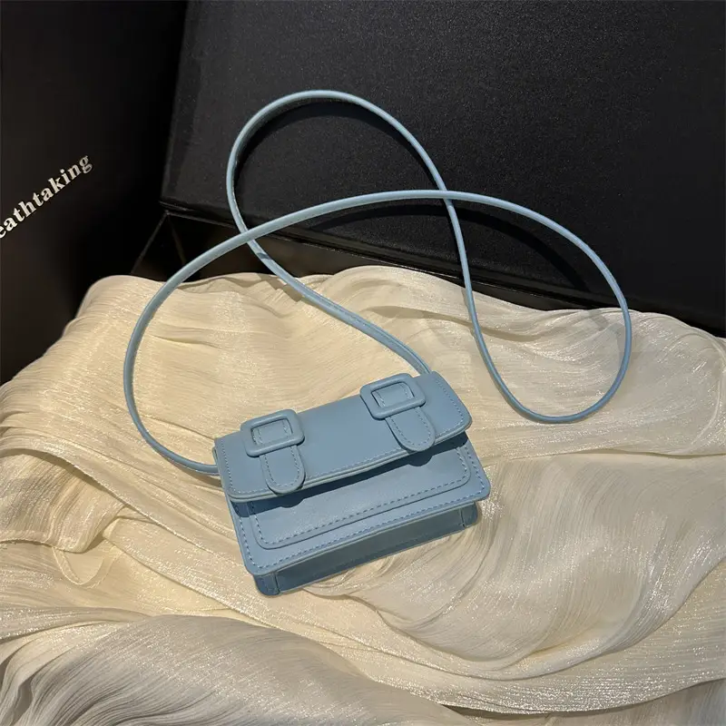 2025 Mini Women's Shoulder Crossbody Bag White Leather - Image 9
