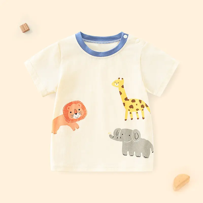Boys Short Sleeve T-Shirt Summer Kids 2025